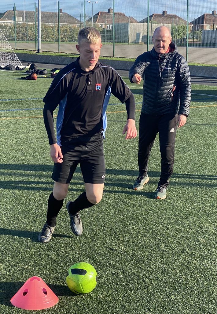 Shay shows impressive promise as a successful goalkeeper